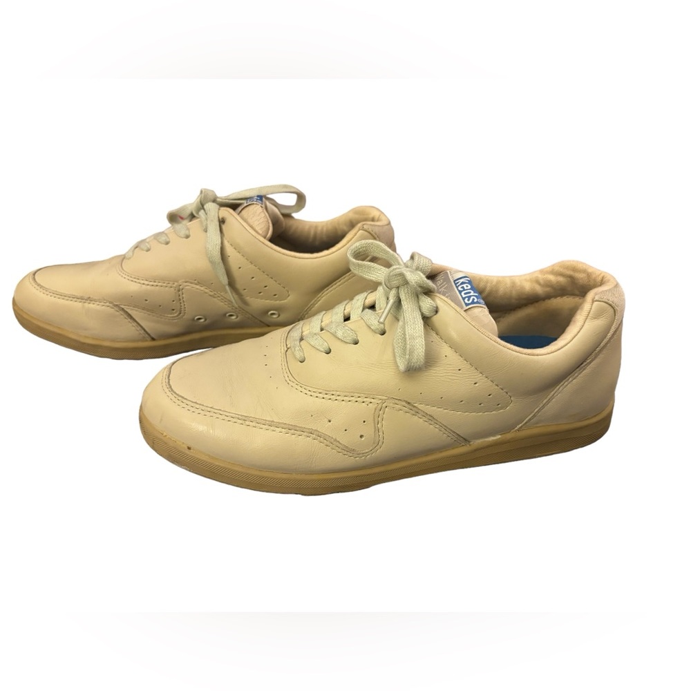 Keds Women’s‎ Off-White/Cream Leather Walking Shoes Sneakers Size 7.5